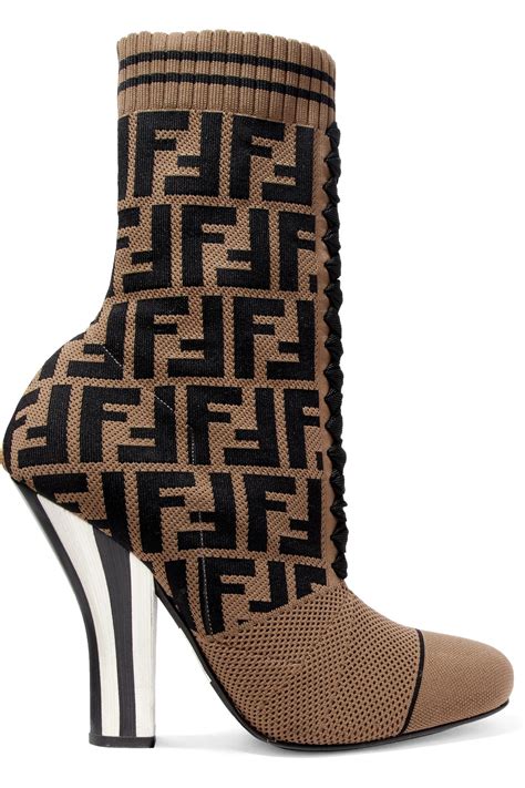 fendi sock boots outfit|fendi sock boots heels.